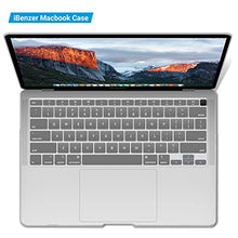 Load image into Gallery viewer, IBENZER New 2021 MacBook Air 13 inch Case M1 A2337 A2179 A1932 Plastic Hard Shell Case with Keyboard Cover for Apple Mac Air 13 Retina Display with Touch ID (2018-2021), Frost Clear, MMA-T13CL+1
