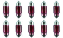 Load image into Gallery viewer, CEC Industries #3175R (Red) Bulbs, 12 V, 10 W, SV8.5-8 Base, T-3.25 shape (Box of 10)
