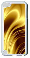 Up-to-date styling Gold Silk Pattern Printed On PC Material Shell For iPod Touch 5