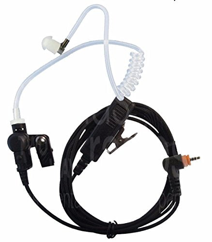 SRcommunications E346NL M11 2 Wire NYLON Surveillance Headset Motorola PTT SL7550 SL7580 SL7590 MOTOTRBO