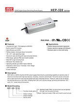 Load image into Gallery viewer, Mean Well HEP-320-48A 320W Single Output Switching Power Supply MEANWELL HEP-320
