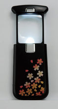 Load image into Gallery viewer, Nakanishi Kogei 002052 Maki-e Pocket Loupe, with LED Light, Cherry Blossom
