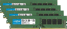 Load image into Gallery viewer, Crucial 64GB Kit (16GBx4) DDR4 2133 MT/s (PC4-17000) DR x8 Unbuffered DIMM 288-Pin Memory - CT4K16G4DFD8213
