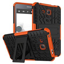 Load image into Gallery viewer, Galaxy Tab A 7.0 Case, Samsung T280 Protective Cover Double Layer Shockproof Armor Case Hybrid Duty Shell Anti-Slip with Kickstand for Samsung Galaxy Tab A 7.0 Inch SM-T280/ T285 Tablet Orange
