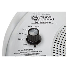 Load image into Gallery viewer, 8&quot; Dual Cone Sound Masking Speaker with 4-Watt 70V Transformer and Enclosure - White and Round
