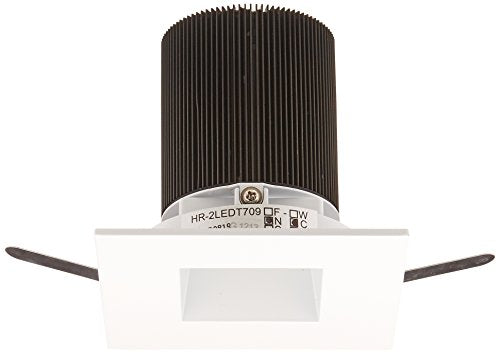 WAC Lighting HR-2LED-T709N-C-WT Tesla - LED 2-Inch Open Square Trim, 26-Degree Beam Angle, 4000K