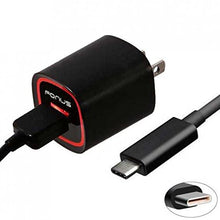 Load image into Gallery viewer, 2.4 Amp Rapid Home Wall Travel Charger USB 6ft Type-C Cable Power Adapter Sync Long USB-C Data Cord for Verizon Motorola Moto Z Play Droid - Verizon Motorola Moto Z2 Play - Verizon Samsung Galaxy S8
