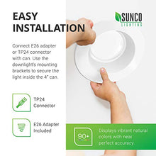 Load image into Gallery viewer, Sunco Lighting 10 Pack 4 Inch LED Recessed Downlight, Smooth Trim, Dimmable, 11W=40W, 4000K Cool White, 660 LM, Damp Rated, Simple Retrofit Installation - UL + Energy Star
