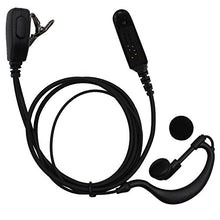 Load image into Gallery viewer, TENQ G Shape Earpiece Headset for Motorola Multipin Radio Ht750 Ht1250 Ht1250ls Ht1550 Ht1550xls Mt850 Mt850ls Mt950 Mt8250 Mt8250ls Mt9250 Etc
