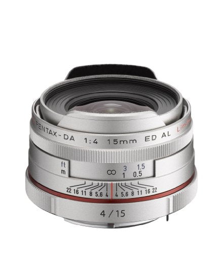 Pentax K-Mount HD DA 15mm f/4 ED AL Fixed Lens for Pentax KAF Cameras ( Limited Silver)