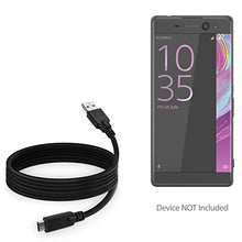 Load image into Gallery viewer, Sony Xperia XA1 Ultra Cable, BoxWave [DirectSync - USB 3.0 A to USB 3.1 Type C] USB C Charge and Sync Cable for Sony Xperia XA1 Ultra - 6ft - Black
