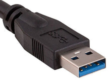 Load image into Gallery viewer, Cable Leader 1ft USB 3.0 Panel-Mount Type A Male to Type A Female Cable
