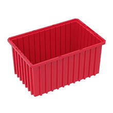 Load image into Gallery viewer, Akro-Mils 33168 Akro-Grid Plastic Slotted Dividable Modu Box Stackable Grid Storage Tote Container, (16-1/2-Inch L x 10-7/8-Inch W x 8-Inch H), (6 Pack), Red
