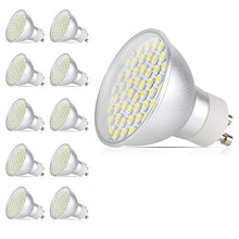 Load image into Gallery viewer, Mengjay 10x GU10 110V 4.5W 48 SMD 2835 LED spot Spotlight Energy Saving lamp Bulb Light Bulbs Warm White 3000K (Replaces 40W Halogen Lamps, 120  Radiation Angle, LED Bulbs, LED Bulbs)
