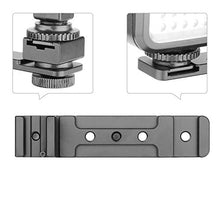 Load image into Gallery viewer, ChromLives Hot Shoe Extension Bar Mount, Cold Shoe Extension Flash Bracket, Dual Straight Mount Flash Bracket Compatible with Nikon Canon Sony Olympus DSLR Camera Camcorder DV
