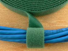Load image into Gallery viewer, 3/4 Inch Continuous Green Hook and Loop Wrap - 5 Yards
