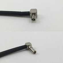 Load image into Gallery viewer, 12 inch RG188 TS9 ANGLE MALE to MS162 Male Angle Pigtail Jumper RF coaxial cable 50ohm Quick USA Shipping
