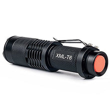 Load image into Gallery viewer, BESTSUN 2 Pack SK98 LED Tactical Flashlight 5 Mode Zoomable Mini Flashgliht 2500 High Lumen Military Grade Handheld Flashlight Water Resistant Ultra Bright Tac Light Adjustable Focus Pocket Torch
