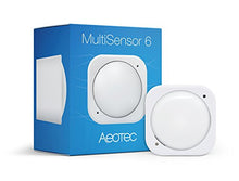 Load image into Gallery viewer, Aeotec Multisensor 6, Z-Wave Plus 6-in1 motion, temperature, humidity, light, UV, vibration sensor
