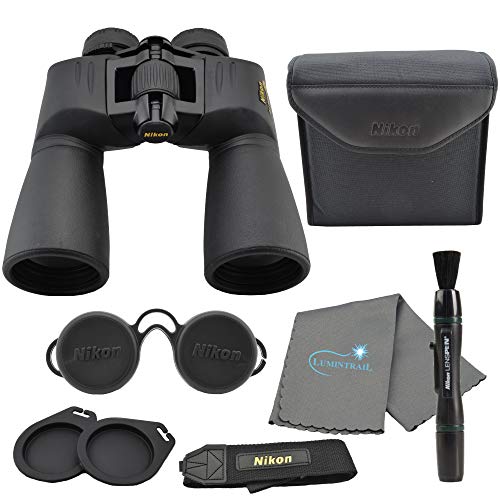 Nikon Action Extreme 10x50 All Terrain Binoculars 7245 Bundle with a Nikon Lens Pen and Lumintrail Cleaning Cloth