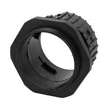 Load image into Gallery viewer, Aexit 2Pcs PG48 Transmission 54.5mm to 52mm Plastic Cable Gland Pipe Connector Joints Black
