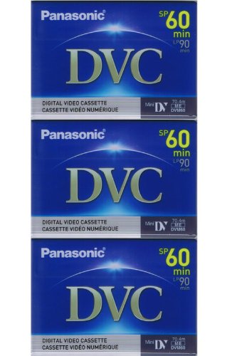 3 Mini DV MiniDV VIDEO TAPE CASSETTEs for JVC GR-D720US