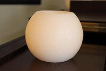 Load image into Gallery viewer, EcoGecko 87003 Wax Moon Sphere LED Flameless Candle with 5 Hour Timer
