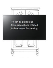 Load image into Gallery viewer, THE MOUNT STORE ~Rotating~ TV Wall Mount for LG Model: 60UJ7700-60&quot; Class (59.9&quot; Diag.) LED 2160p Smart 4K TV VESA 300x300mm Maximum Extension 26 inches, Rotates from Landscape to Portrait Mode
