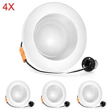 Load image into Gallery viewer, VANSENG (4 Pack)4 Inch LED Recessed Lighting Dimmable Downlight, 5000K (Daylight White),11W (100W Replacement),CRI90+, Retrofit Lighting Fixture,Great for Cans Bathroom, Kitchen, Office
