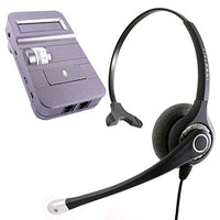 Headset System Ultimate - Best Sound Phone Headset + Headset Amplifier Essential for Call Center