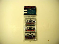 MEMOREX MMC MC-60 3pk Microcassette Tape # 113011-01