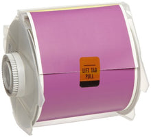 Load image into Gallery viewer, Brady 76631 GlobalMark 100&#39; Length x 4&quot; Width, B-569 Hi-Performance Polyester, Purple Tape
