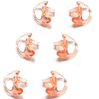 HYS Replacement Larger Earmold Earbud Earpiece for Two-Way Radio Air Acoustic Coil Tube Audio Kits