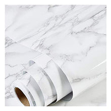 Load image into Gallery viewer, Marble Wallpaper Granite Paper for Old Furniture Self Adhesive and Removable Cover Surfaces 17.71 inch x 78inch Marble Paper Peel and Stick Easy to Apply

