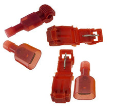 Load image into Gallery viewer, (100) T-Taps/Male Insulated 22-18 Ga Wire Connectors Car Audio Terminals USA
