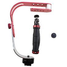 Load image into Gallery viewer, eoocvt Pro Handheld Steadycam Video Stabilizer Handle Grip Steady Support for Canon Nikon Sony Camera Cam Camcorder DV DSLR - Rubber Handle
