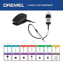 Load image into Gallery viewer, Dremel 9100-21 Fortiflex 2.5 Amp Flex Shaft Powerful Rotary Tool Kit- Hands-Free Speed Control for Precision Crafts &amp; Projects, Detail Sander, Polisher, Engraver, Etcher
