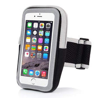 Outdoor Sports Armband Sweatproof Running Armbag Gym Fitness Cell Phone Case with Key Holder Wallet Card Slot for iPhone 6 Plus 7 Plus 8 Plus Samsung Galaxy