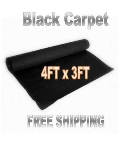 3ft x 4ft Black DJ CAR SUB Speaker Box Carpet Trunk Liner, Model:, Electro Shop