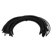 Aexit Polyolefin Heat Electrical equipment Shrinkable Tube Wire Cable Sleeve 25 Meters Length 2.5mm Inner Dia Black