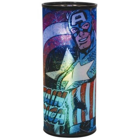 Westland Giftware Cylindrical Nightlight, Marvel Comics Captain America