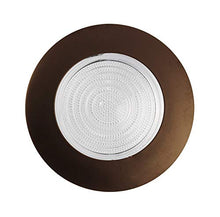 Load image into Gallery viewer, Nicor Lighting 6 Inch Oil Rubbed Bronze Recessed Shower Trim With Glass Fresnel Lens (17502 Ob)
