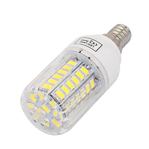 Aexit AC 220V Light Bulbs E14 5W Pure White 58 LEDs 5736 SMD Energy Saving Silicone Corn LED Bulbs Light Bulb