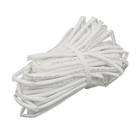 Aexit 15M Long Electrical equipment 3.5mm Inner Dia. Polyolefin Heat Shrinkable Tube White for Wire Repairing