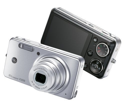 GE E1030 10MP Digital Camera with 3x Optical Zoom (Silver)