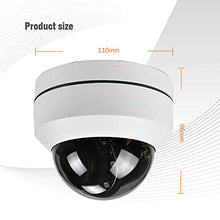 Load image into Gallery viewer, Eversecu Mini PTZ Camera RS485 HD Analog 1080P 4X Zoom(2.8-12mm) 65ft IR Distance Outdoor High Speed Dome Camera IP66 Weatherproof Full Metal Vandalproof PTZ Camera
