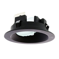 Element Lighting E3RFW-B Flanged LED Aluminum Wall Washer Trim, 3-Inch, Black