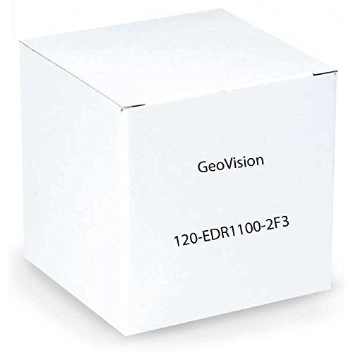 Geovision 120-EDR1100-2F3 IP Camera, GV-EDR1100-0F, Target Series, Low Lux Fixed Rugged Dome with IR, 1.3 MP, 3.8Mm Lens