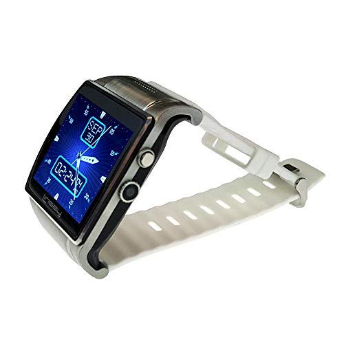 LINSAY Executive Smart Watch with Camera - White Google Assistant Newest Model 2018/19 Android Technology Calls Texts Notifications