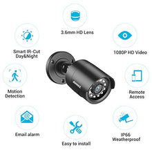 Load image into Gallery viewer, ANNKE 1080p HD-TVI Security Surveillance Camera for Home CCTV System, 2MP Bullet BNC Camera with 85 ft Super Night Vision, IP66 Surveillance Weatherproof Addon Wired Camera - E200
